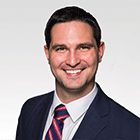 Couple admiring new home